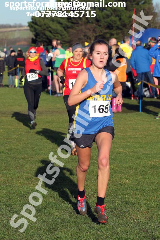 Senior womens 2020 Birtley Cross Country Relay, County Durham.  Photo: David T. Hewitson/Sports for All Pics